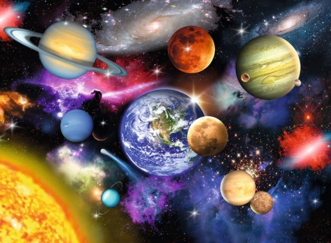 RAVENSBURGER Puzzle Sunčev sustav XXL 300 dijelova