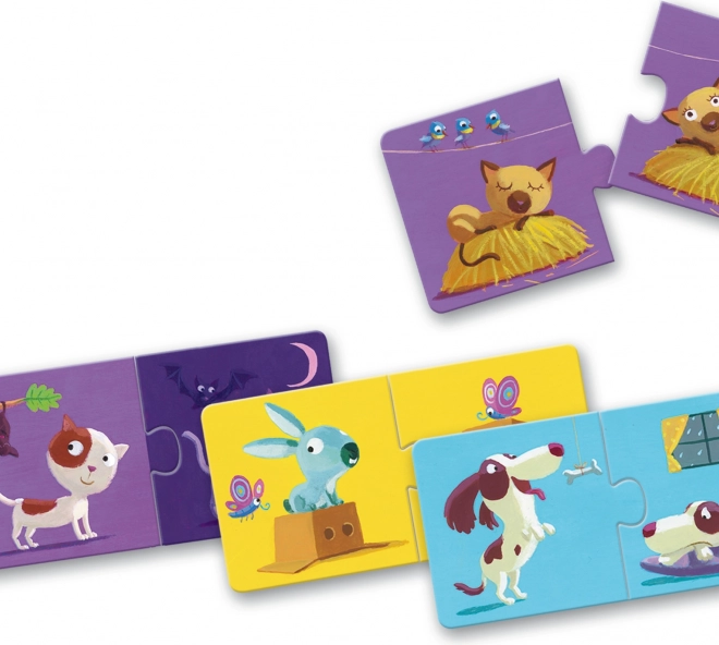DJECO Duo puzzle Suprotnosti