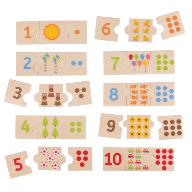 Bigjigs Toys Edukativna slagalica računanje
