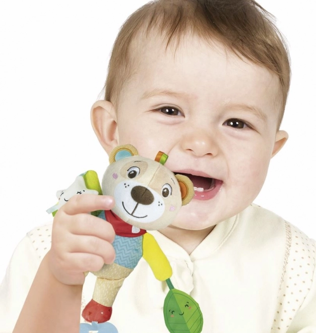 Plišani medo s kopčom Clementoni Baby