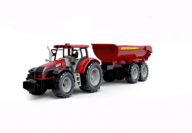 Traktor s prikolicom na inercijski pogon