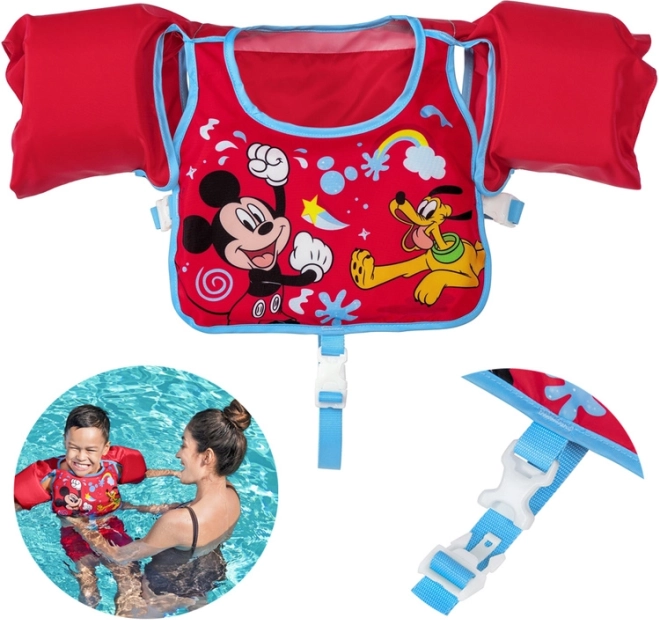 Dječji plivački prsluk s rukavićima Bestway Mickey Mouse i Pluto 3–6 godina