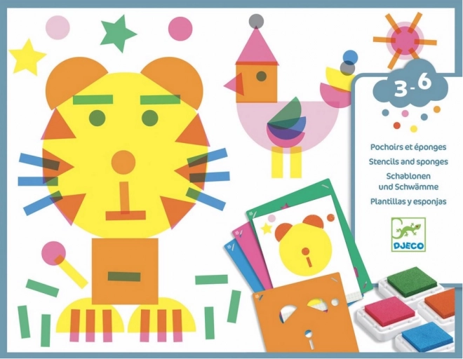 DJECO Kreativni set životinjskih pečata