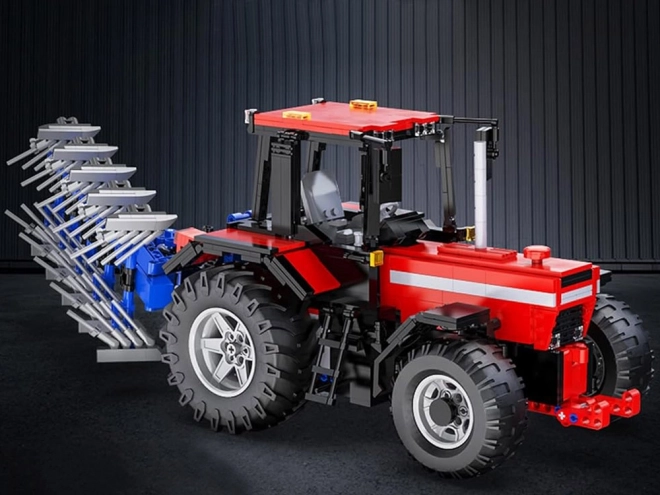 Veliki set blokova 1675-ele 1:17 Traktor + plug na daljinsko upravljanje ZA5251