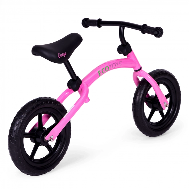 Dječje bicikl bez pedala ružičasto ECOTOYS