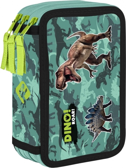 Školska pernica Dinosaur s tri pretinca