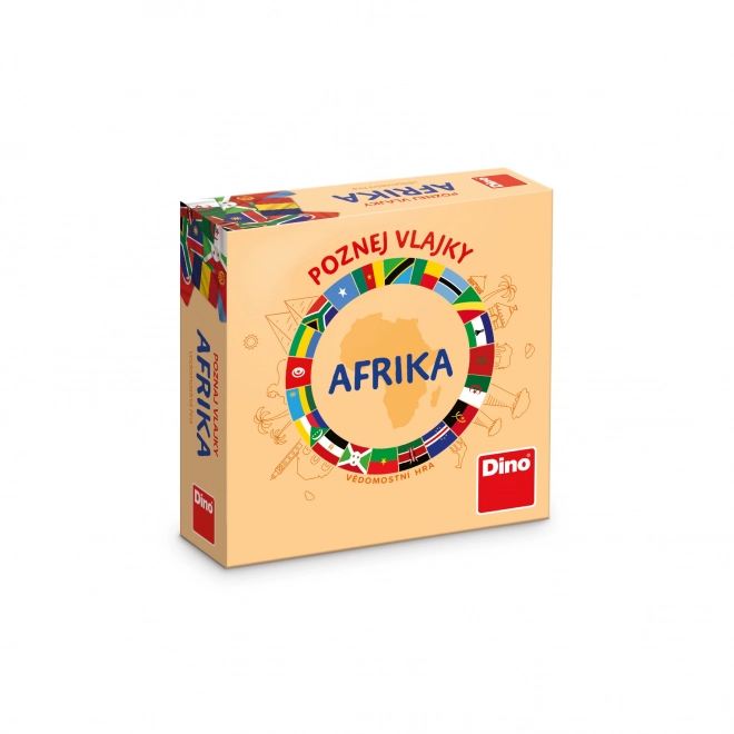 Dino putna igra Prepoznaj zastave Afrika