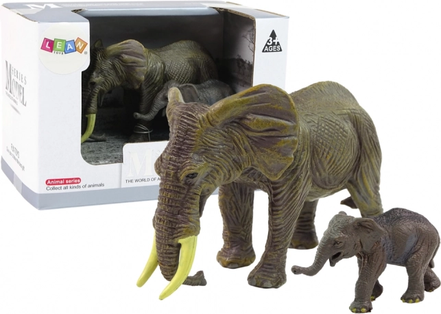 Set od 2 figurica slonova – slon i mladunče, Životinje svijeta
