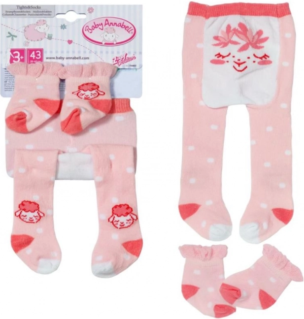 Najlonke i čarapice Baby Annabell 43 cm, 2 vrste