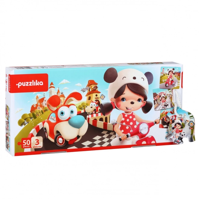 Puzzlika Sretne priče 3 u 1 dječja puzzle