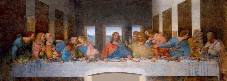 Panoramske puzzle Posljednja večera 1000 dijelova