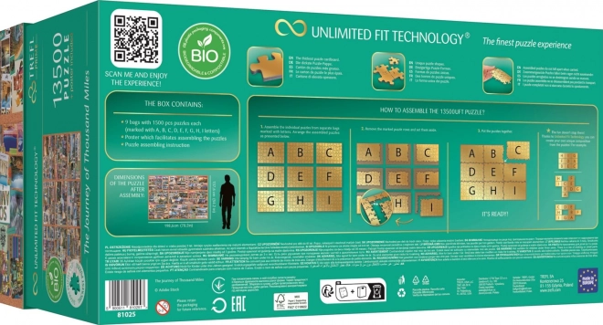 TREFL Puzzle UFT Put dug tisuću milja 13500 dijelova