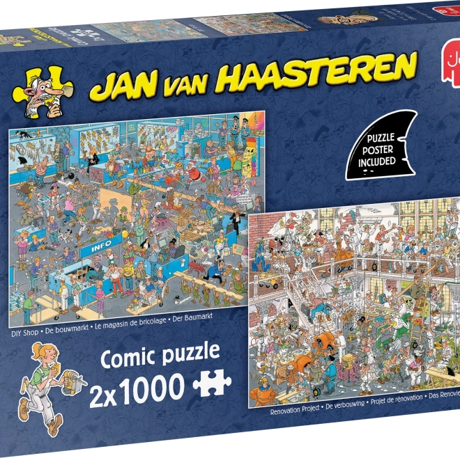 Puzzle Renovacija i DIY trgovina 2x1000 dijelova