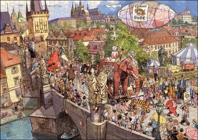 Puzzle Ulična povorka 2000 dijelova