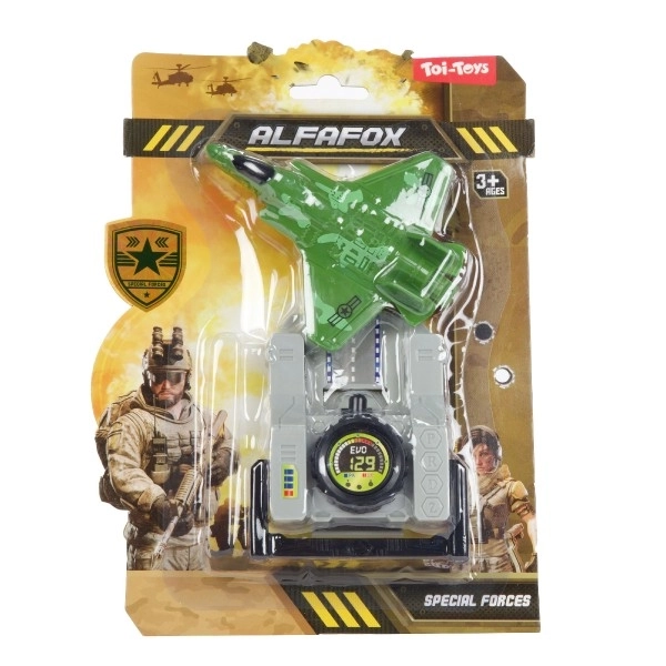 Plastični izbacivački avion 10 cm
