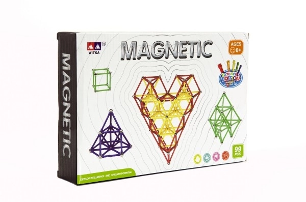 Magnetna konstrukcijska igračka - 99 komada
