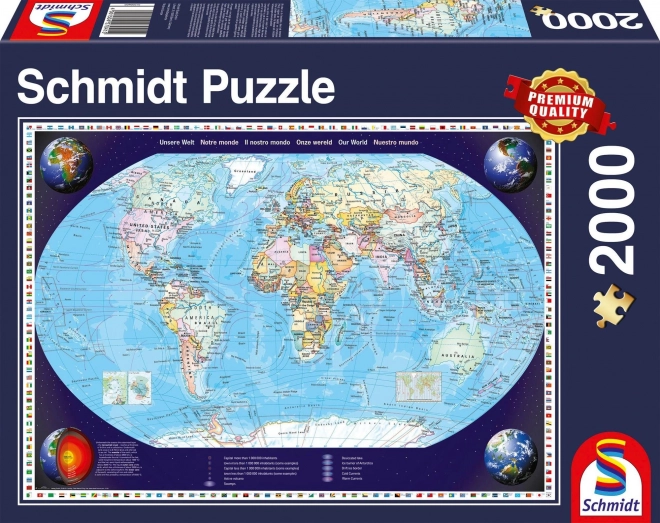 SCHMIDT Puzzle Naš svijet 2000 dijelova
