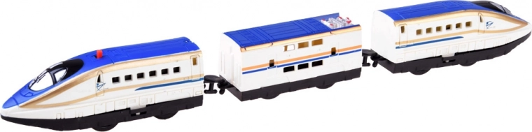 Moderni brzi vlak s tri vagona