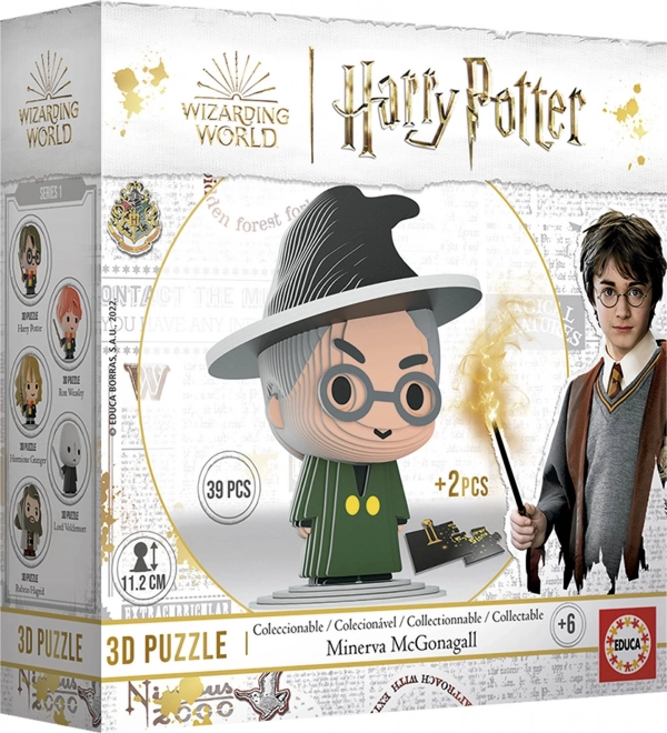 EDUCA 3D puzzle Harry Potter: Minerva McGonagallová 39 dijelova