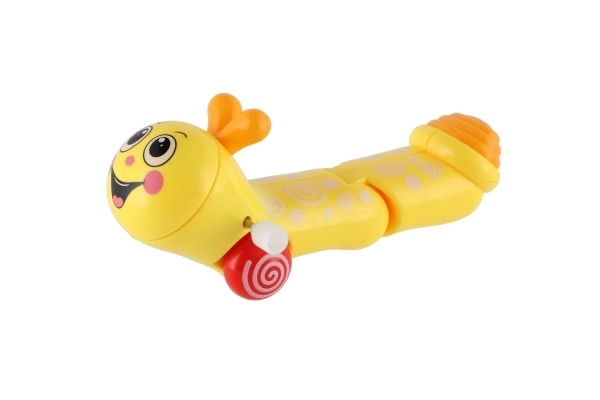Namotani crvić koji puže, plastika 13cm, 6 boja, 12 komada u kutiji