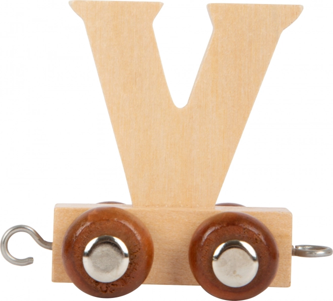 Drveni vagončić s slovom V – small foot