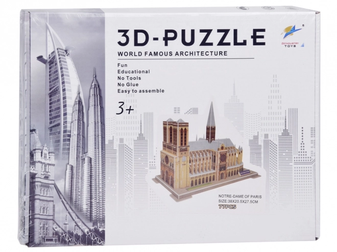 3D Puzzle Katedrala Notre-Dame u Parizu