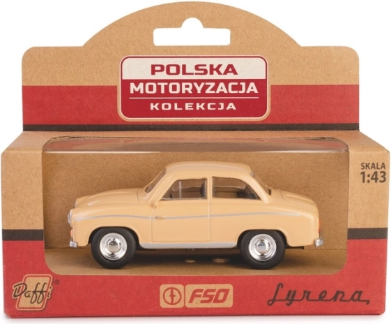 model automobila syrena 104 u mjerilu 1:43 – bež