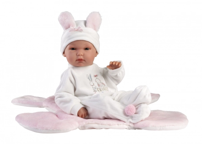 Realistična lutka New Born djevojčica s cijelim vinilnim tijelom 35 cm