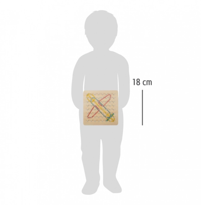 Mala Foot Drvena ploča Geoboard