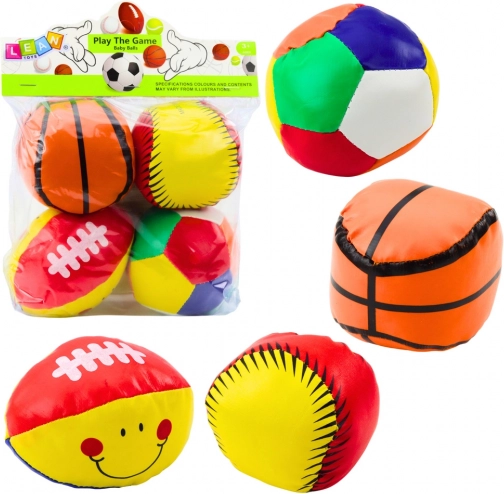 Mekane sportske loptice set 4 kom