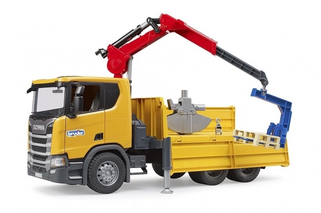 Bruder kamion Scania s kranom