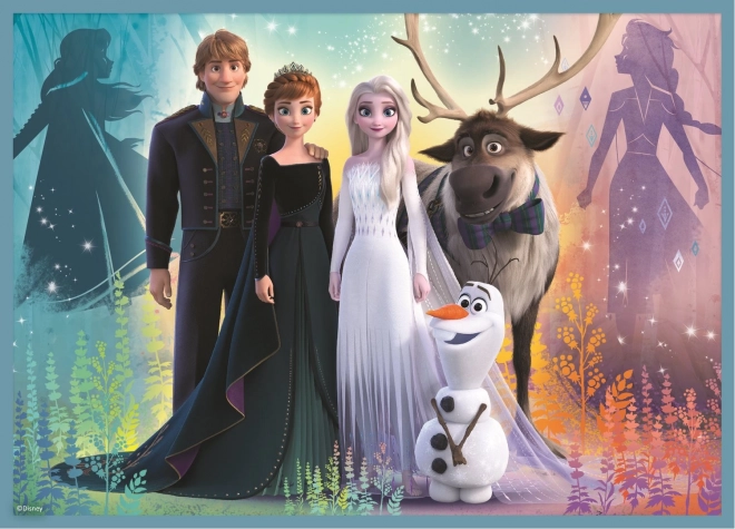 Frozen Puzzle 4u1 (12, 15, 20, 24 dijelova) - Prekrasan svijet