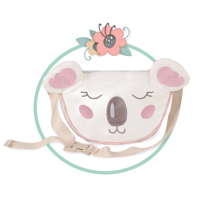 Moja prva kolica za lutke s torbom Koala 56 cm