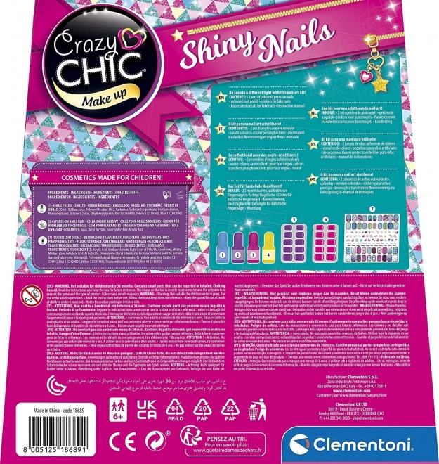 Crazy Chic Fluo Set za Nokte