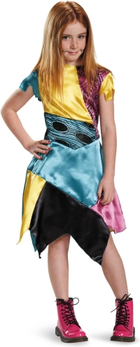 Kostim Sally iz filma Nightmare Before Christmas za djecu 7–8 godina