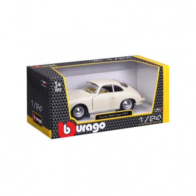 Bburago 1:24 Porsche 356B Coupe (1961) Bjelokost