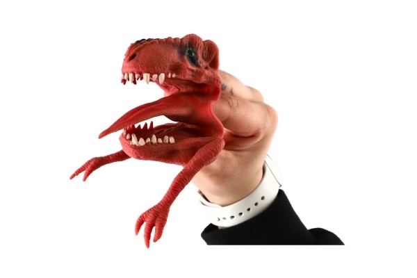 Lutka dinosaurus 6x8cm silikon 3 boje