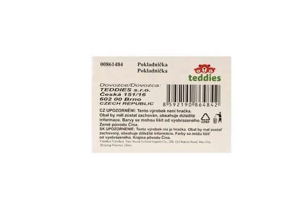 Limenka torbica jednorog sa bravom 15x14cm 3 boje u plastičnoj kutiji
