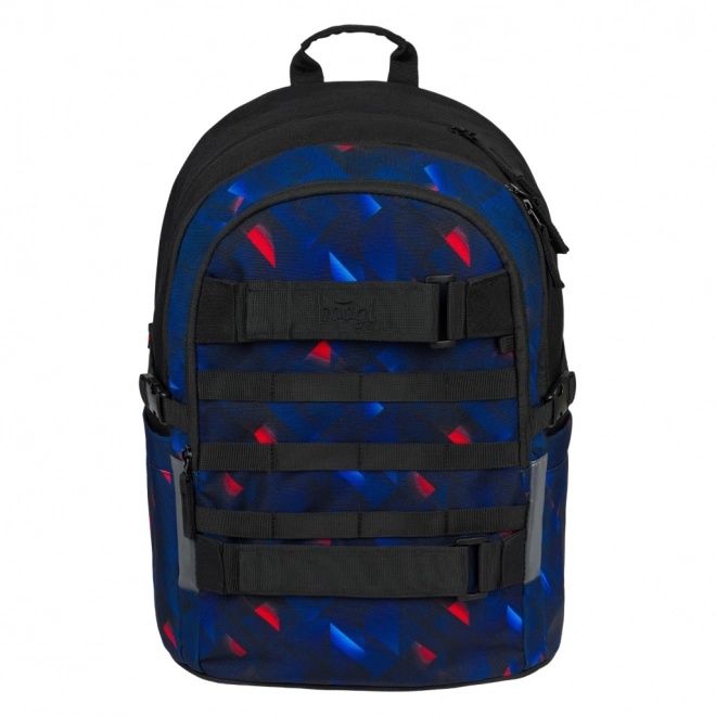 BAAGL set ruksak, pernica i sportska torba Skate Indigo