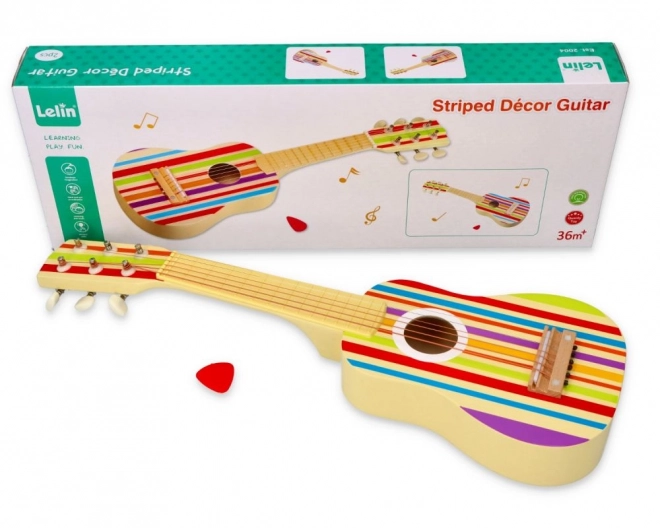 Dugina drvena šesterostruna gitara