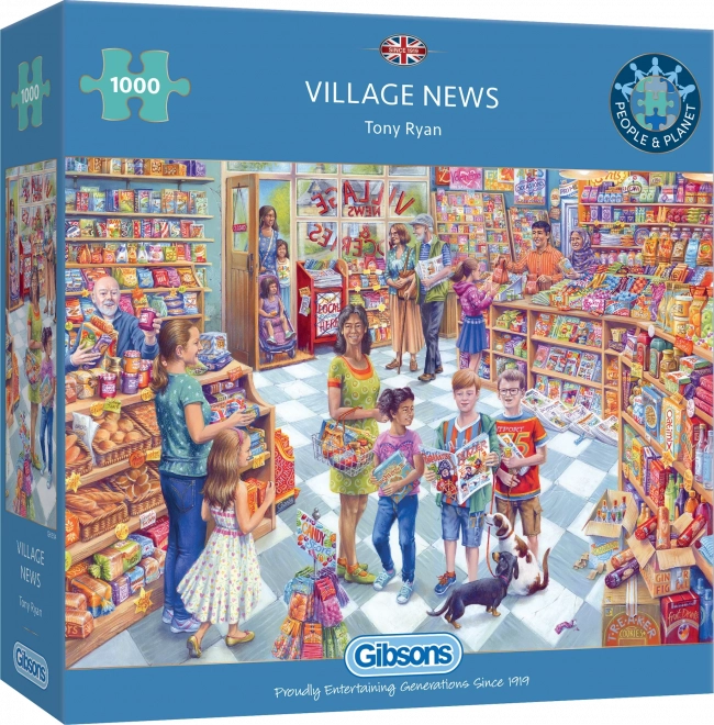 Puzzle Vijesti iz sela 1000 komada
