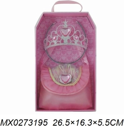 Modni set za malu princezu – kruna i torbica