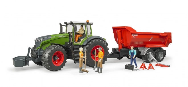 Bruder Traktor Fendt 1050 Vario s mehaničarem i radioničkim alatom 1:16