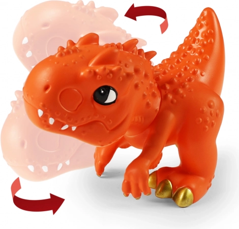 Narančasti dinosaur 14 cm