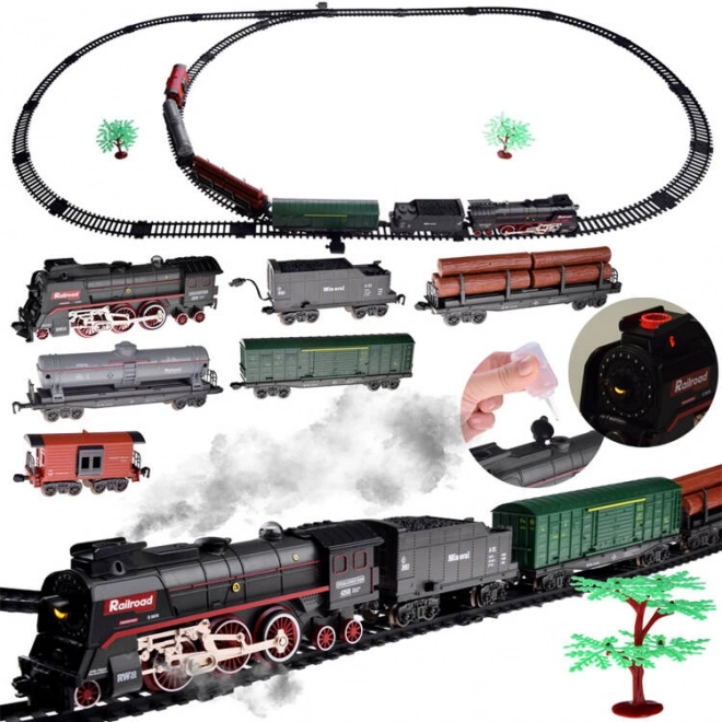 Električni vlakić 185x99cm dim isparava zvučni efekt RC0622