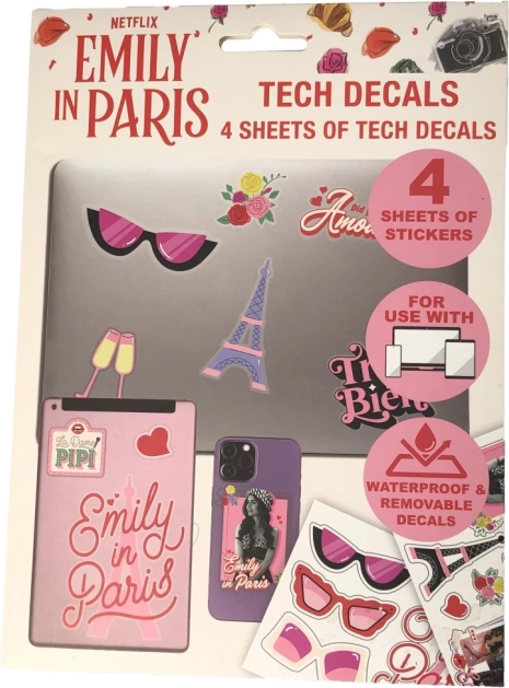 naljepnice Emily in Paris – set od 4 lista