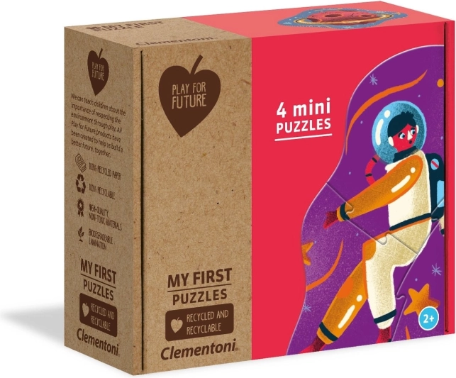 Clementoni Moje prve puzzle U svemiru 4u1