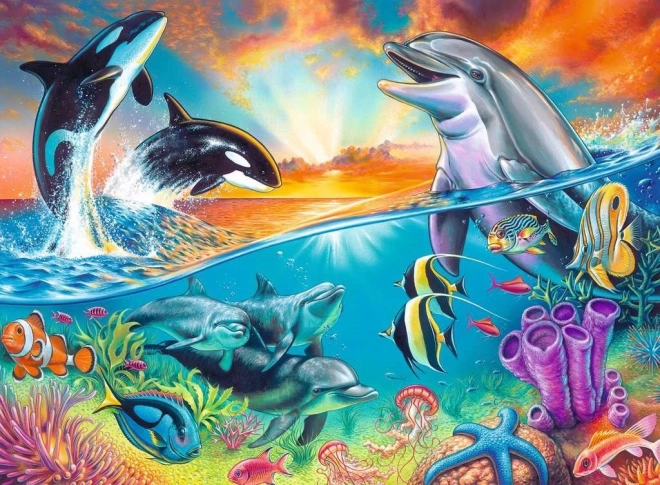 Ravensburger puzzle Život u oceanu XXL 200 dijelova
