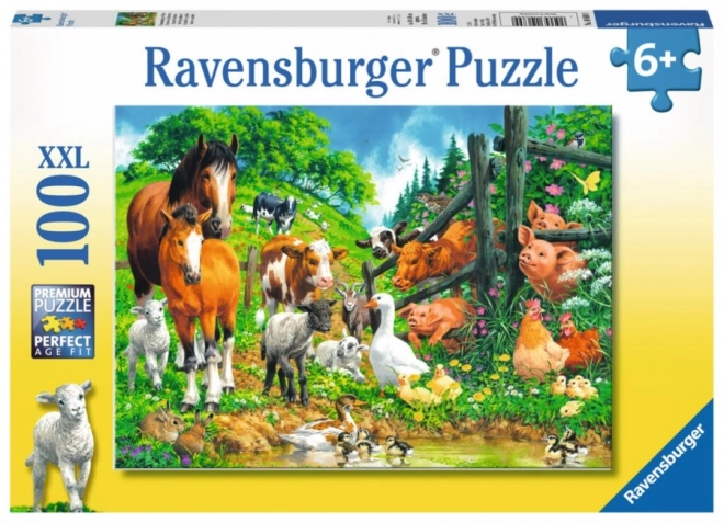 Ravensburger Puzzle Životinje XXL 100 dijelova