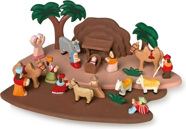 Drvene jaslice s figuricama za djecu small foot
